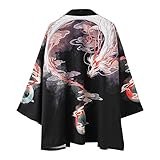 Siehin Herren Drache-Druck Frühling-Sommer Kimono Cardigan Japan Happi Kimono...