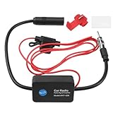 Autoradio Antennenverstärker 12V FM Antennenverstärker Auto Universell FM...