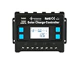 solartronics Laderegler 12V/24V blau 20A 30A 40A 50A 60A Photovoltaik...