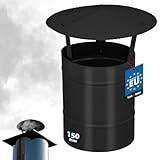 KOTARBAU® Schornsteinabdeckung - ø 150 mm - Kaminhaube - Schornstein...