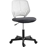 Yaheetech ergonomisch Schreibtischstuhl Bürostuhl ohne Armlehnen Drehstuhl mit...