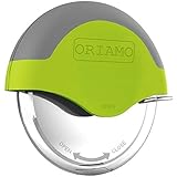 Oriamo® XXL Pizzaschneider – Profi Pizzaroller mit Klingenschutz | Edelstahl...