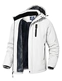 Rdruko Skijacke Herren Winterjacke Snowboardjacke Warme Fleece GefüTtert Winter...