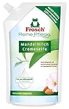 Frosch Reine Pflege Mandelmilch Cremeseife, pflegende Handseife zur sanften und...