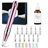 Dessnill Dermapen Elektrische Microneedling Pen Micronadeln Pen 0-2,0mm mit 7...