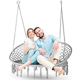 Outtec® XXL Hängesessel Outdoor - bis 200 kg, Hängeschaukel Zweir Personen -...
