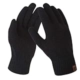 Bequemer Laden Damen Winter Warme Touchscreen Handschuhe A-schwarz