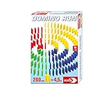 Noris 606065644 - Domino Run 200 Steine, Aktionsspiel für Die ganze Familie,...