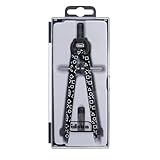 Idena 20166 - Zirkel Style Geometric mit Mitteltriebrad, Schnellverstellzirkel...