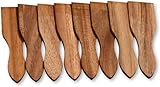Kesper 28968 Raclette - Spachtel im 8er Set aus Akazienholz 13 x 3,5...