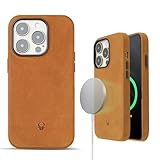 DONBOLSO Kompatibel mit iPhone 14 Pro Ledertasche - Slim...