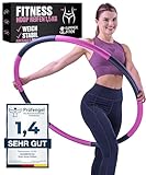 SummerFan Hula Hoop Reifen für Anfänger ohne Wellen und Noppen [1kg bis 1,5kg,...