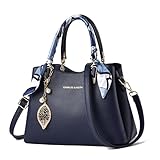Myhozee Handtasche Damen Mittelgroß PU Leder Henkeltasche Fashion Crossbody Bag...