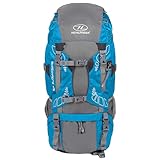 Highlander 45 Liter Discovery Rucksack Leichter Wanderrucksack mit wasserdichter...