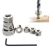 Bohrer Tiefenstopp Kragen, Tiefenanschlagringe Set, Bohrer Ring Locator,...