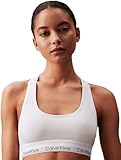 Calvin Klein Damen BH Bralette Unlined Sport, Weiß (White), M