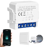 1PC Alexa Lichtschalter, WLAN Schalter, WLAN Lichtschalter Smart Life/Tuya App,...