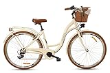 Goetze Mood Damenfahrrad Retro Vintage Holland Citybike, 28 Zoll Alu Räder, 7...