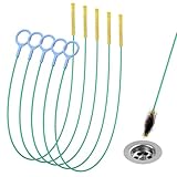Kelly's Collection 5 Stück Abflussreiniger Spirale Lang 76 cm, Unzerbrechliches...