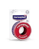 Hansaplast Fixierpflaster Classic (5 m x 2,5 cm), Tapeband zur einfachen und...
