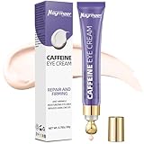 Nayrmaer Koffein Augencreme, Anti-Aging & Friming Augencreme mit Augenroller,...