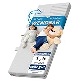 Bellabino Twist Kindermatratze 90x200 cm – Matratze Kinderbett Härtegrad...