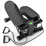 Ultrasport Stepper für Zuhause I Mini Fitness, 2 in 1 Up-Down Swing Stepper LCD...