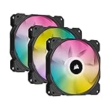 Corsair iCUE SP120 RGB ELITE Performance 120mm-PWM-Lüfter 3er-Pack mit iCUE...