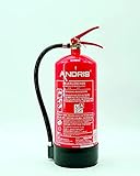 Wassernebel-Feuerlöscher 6L AF mit Manometer auch für Fett-Brände geeignet,...