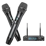 JAMELO Funkmikrofon, Professionelles Wireless Microphone, Mikrofon Kabellos,...