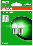 Osram ULTRA LIFE R5W Halogen, Schluss-, Kennzeichen-, Park- und Positionslicht,...