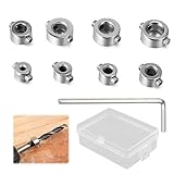 8PCS Tiefenanschlagringe Set, Bohrtiefenbegrenzer Begrenzen Sie Die Tiefe Des...