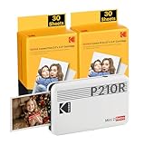 KODAK P210 Mini 2 Retro, Mobiler Farbig Handy Fotodrucker, Kompatibel mit...
