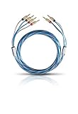 OEHLBACH Bi Tech 4B 200 - Lautsprecherkabel-Set Bi-Wiring versilbert 2x2,5/2x4,0...
