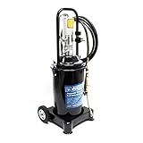 Wiltec Profi Fettpresse fahrbar mit Druckluft betrieben und 12 Liter Tank...