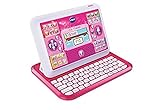 VTech 2 in 1 Tablet pink – Laptop und Tablet in einem – Mit 80 Lernspielen...