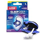 Alpine SleepDeep - Ohrstöpsel zum Schlafen und für Konzentration - 27dB - Neue...