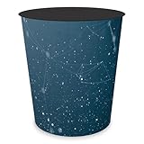 itenga Papierkorb für Kinder und Erwachsene mit Motiv - rund ca. 11 Liter -...