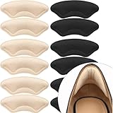 Fersenpolster 6 Paar Kleber Antirutsch Fersenschutz für zu große Schuhe gegen...