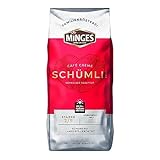 Minges Café Crème Schümli 2, ganze Bohne, Aroma-Softpack, 1.000 g, 1er Pack...