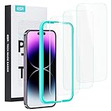 ESR für iPhone 14 Pro für Panzerglas, 3 Stück, Schutzfolie praktischer...