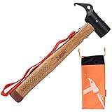 Keello Camping Hammer Zelthammer Kohlenstoffstahl Outdoor Multifunktion Hämmer...