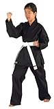 Kwon Kampfsportanzug Karatea Shadow, schwarz, 170 cm, 551101170