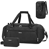 Sporttasche Rucksack Herren Reisetasche mit Schuhfach & Nassfach und...