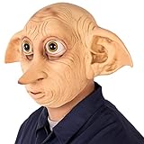 Claofoc Halloween Dobby Maske Voller Kopf Latex Niedlich Lustig Realistisch...