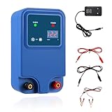 Weidezaungerät,Elektrozaun 1.5J Output/12v für 2 bis 15 km, Weidezaungerät...