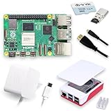 db-tronic Raspberry Pi 5 8GB Starter-Kit | USB-C 27W Netzteil | Gehäuse mit...