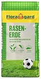 Floragard Rasenerde 40 L – lockeres Rasensubstrat mit Quarzsand & Naturdünger...