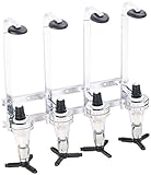 Rosenstein & Söhne Flaschenspender Bar: Aluminium-Flaschenhalter und Dosierer,...