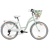 Goetze Mood 26 Zoll Damen Citybike, 17 Zoll Tiefeinsteiger Rahmen, 6-Gang...